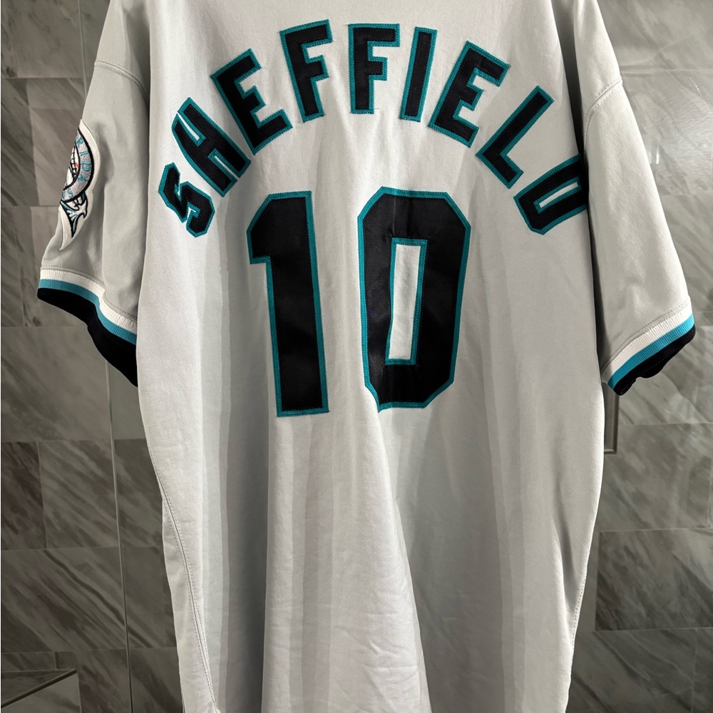 Vintage Russell Diamond Authentic Florida Marlins Jersey